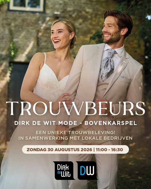 Trouwbeurs 30 augustus 2026 Dirk de Wit